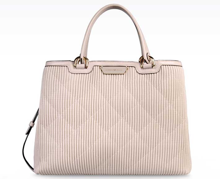 borsa donna autunno-inverno 2015-2016 Armani Shopper in Eco Nappa