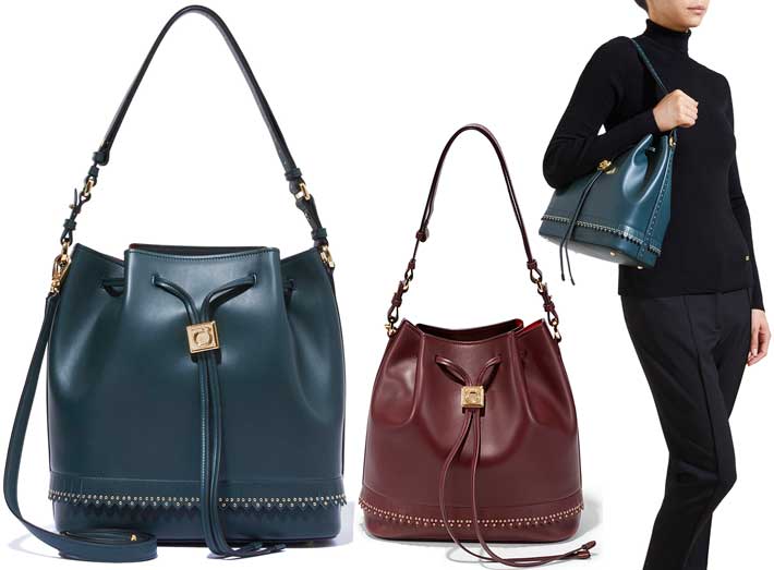 immagine borsa donna autunno-inverno 2015-2016 Ferragamo Secchiello Etno Chic