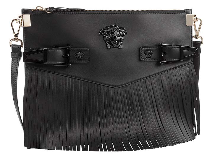 immagine borsa donna autunno-inverno 2015-2016 Versace Tracolla con Frange