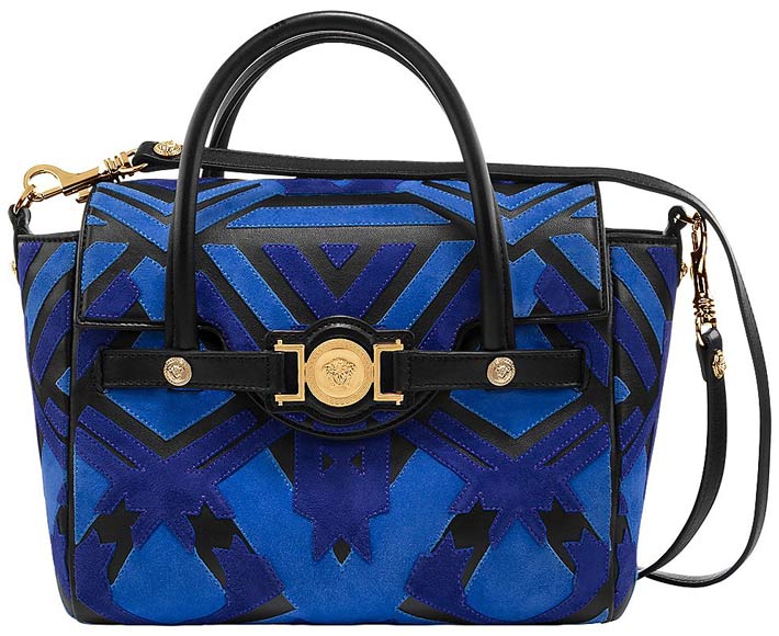 immagine borsa donna autunno-inverno 2015-2016 Versace nappa e suede