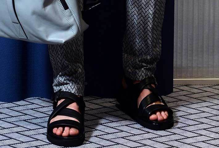 foto sandali uomo estate 2015 Trussardi