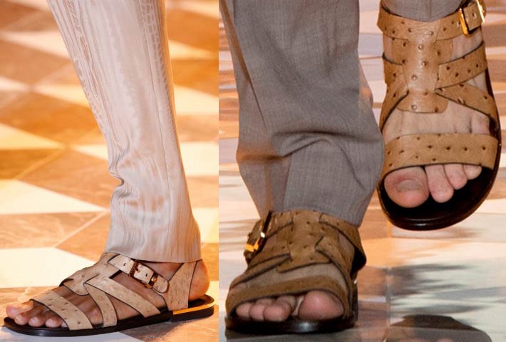 foto sandali uomo estate 2015 Versace