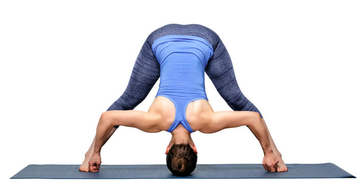 Prasarita Padottanasana Piegamento In Avanti Gambe Divaricate