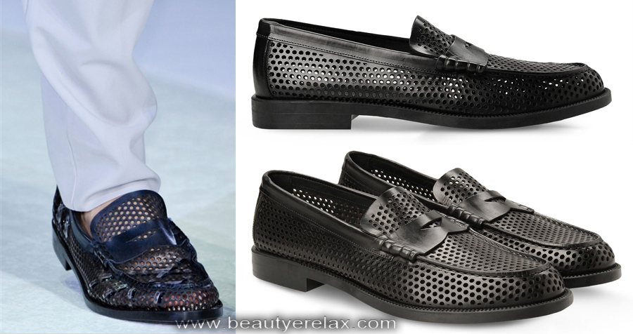 foto mocassino uomo estate 2014 Emporio Armani